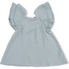Solid Muslin Jadeite, V-Neck Dress and Bloomer - Dresses - 2