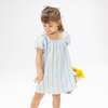 Odalys Floral Stripe, Puff Sleeve Dress with Bloomer - Dresses - 1 - thumbnail