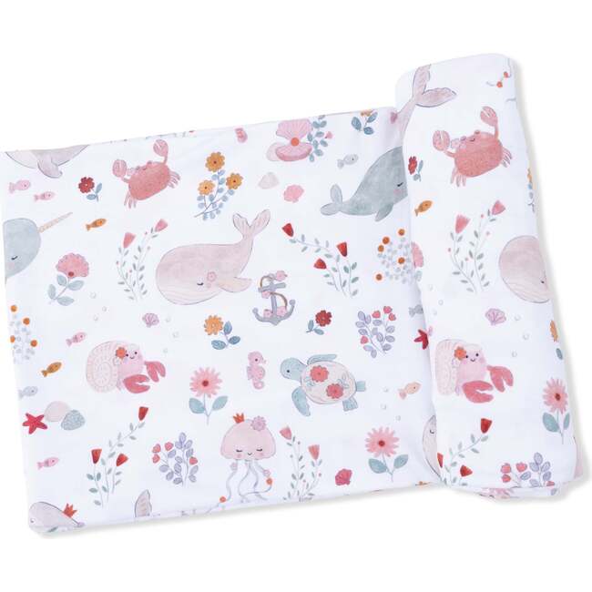 Garden Sea Creatures, Swaddle Blanket