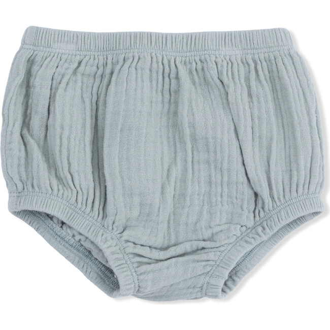 Solid Muslin Jadeite, V-Neck Dress and Bloomer - Dresses - 3