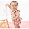 Strawberry Bliss, Ric Rac Ruffle Sunsuit - Rompers - 1 - thumbnail