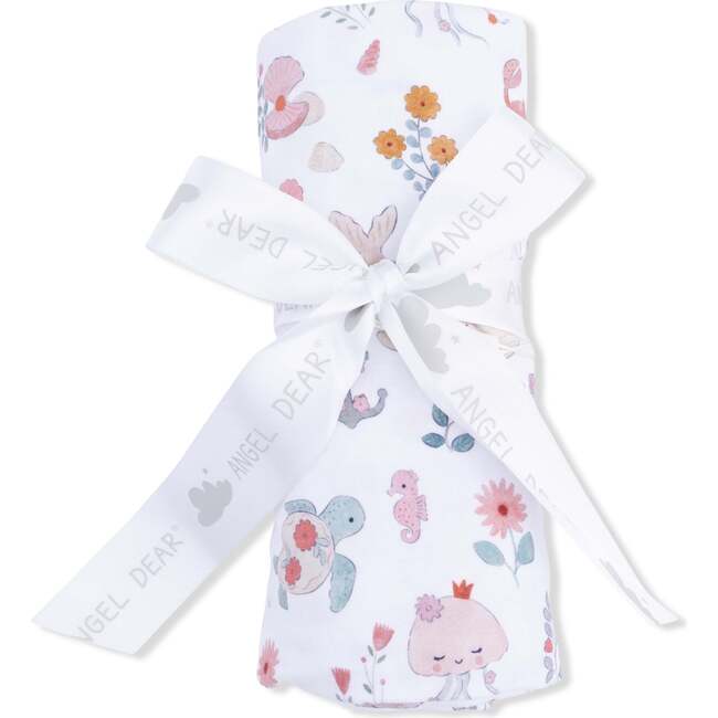 Garden Sea Creatures, Swaddle Blanket