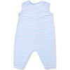 Bubbly Sailboat Stripe, Sleeveless Romper - Rompers - 2