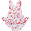 Strawberry Bliss, Ric Rac Ruffle Sunsuit - Rompers - 2 - thumbnail