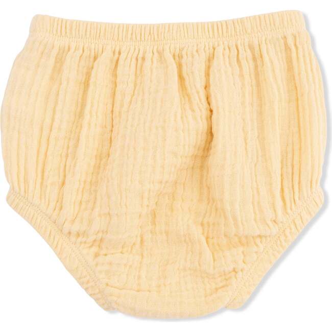 Micro Gingham Blue Blizzard, Dress with Bow and Bloomer - Dresses - 4