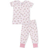 Edith's Rose Garden, Short Sleeve Loungewear Set - Mixed Apparel Set - 1 - thumbnail