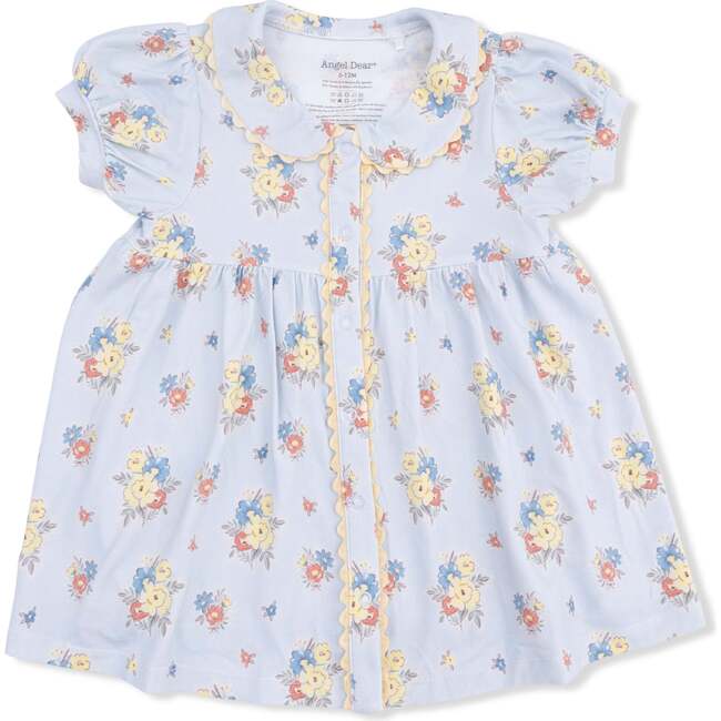 Country Stitch Floral , Betty Dress Puff Sleeve with Bloomer