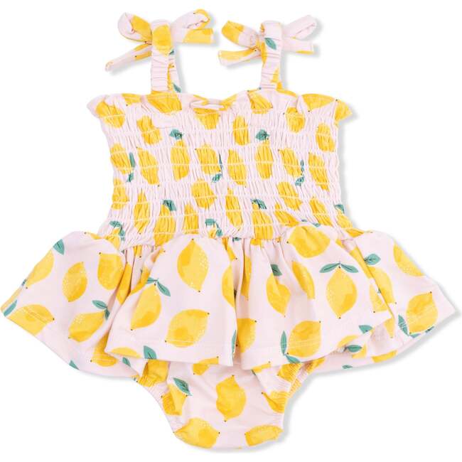 Sunny Lemons, Smocked Bubble with Skirt