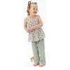 Camille Floral, Peplum Tank with Smocked Waist Pant - Mixed Apparel Set - 1 - thumbnail