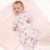 Ribbon Ballerinas, 2 Way Ruffle Sleeve Zipper Footie - Footie Pajamas - 1 - thumbnail