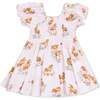 Pink Ponies, Smocked Twirly Dress - Dresses - 2