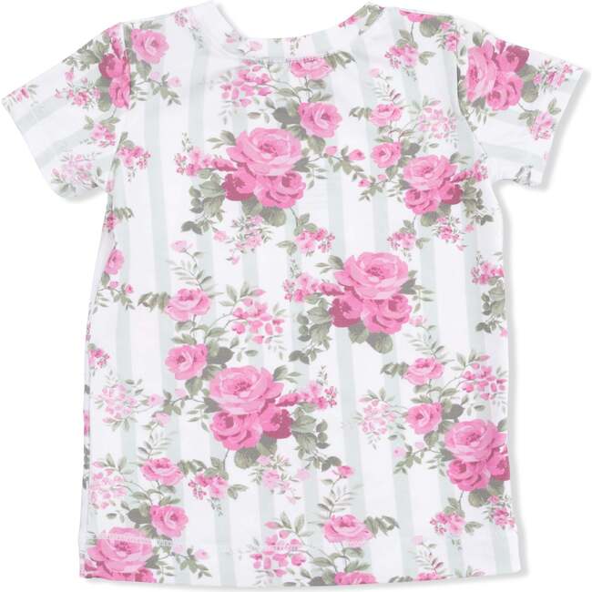 Cabbage Rose Stripe, Loungewear Short Set