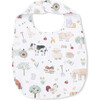 Cute Farm Animals Uni, 2 Way Zipper Footie, Swaddle  & Bandana Bib Set - Footie Pajamas - 3
