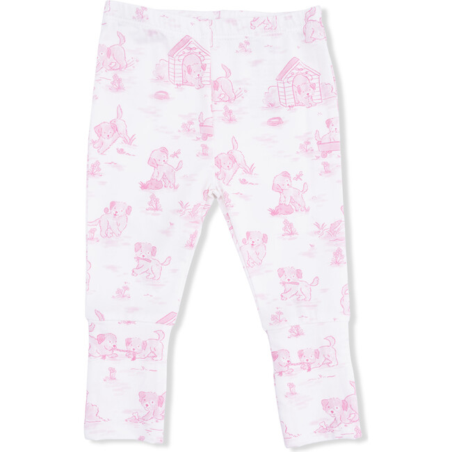Puppy Toile Pink, Take Me Home Set with Convertible Pant