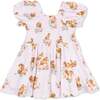 Pink Ponies, Smocked Twirly Dress - Dresses - 4