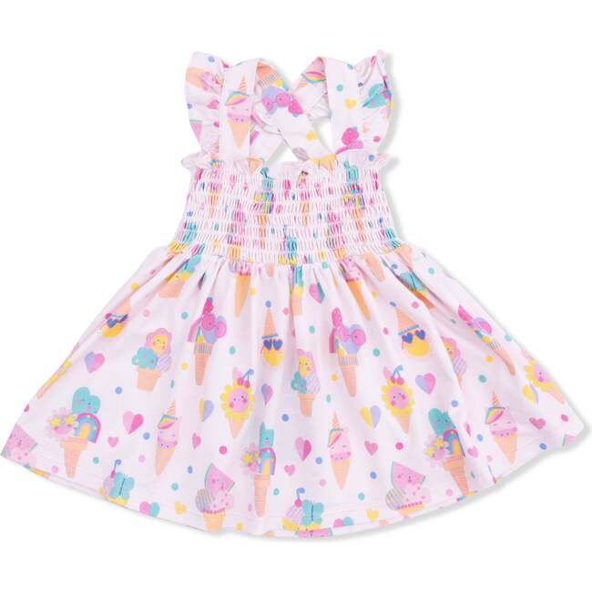 Ice Cream Fun Crew, Smocked Top with Bloomer