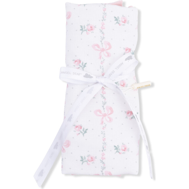 Dainty Buds and Bows, Ruffle Burp Cloth