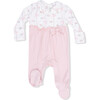 Dainty Buds and Bows, Bow Footie - Footie Pajamas - 1 - thumbnail