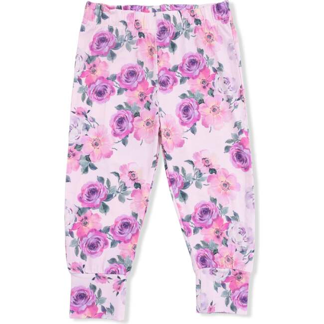 Rose Abundance, Short Sleeve Loungewear Set - Mixed Apparel Set - 3