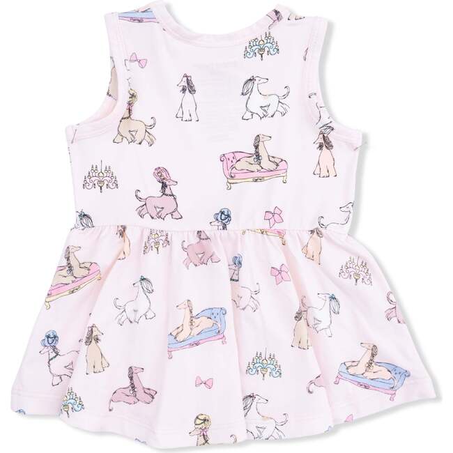 Fancy Hounds with Bows, Peplum Tank Top and Bike Short