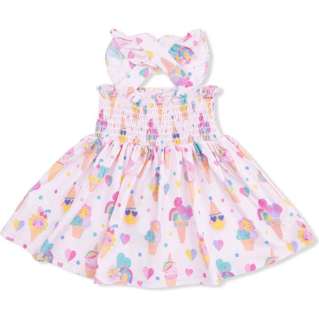 Ice Cream Fun Crew, Smocked Top with Bloomer - Mixed Apparel Set - 3