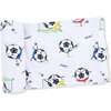 Soccer Balls Playing Soccer Blue , Swaddle Blanket - Swaddles - 1 - thumbnail
