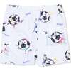 Soccer Balls Playing Soccer Pink, Loungewear Short Set - Mixed Apparel Set - 2