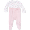 Dainty Buds and Bows, Bow Footie - Footie Pajamas - 2