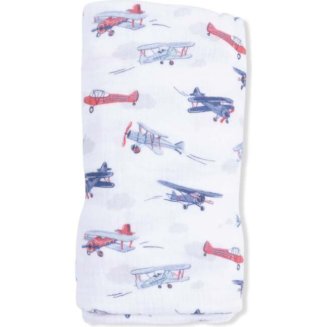 Vintage Planes, Swaddle Blanket