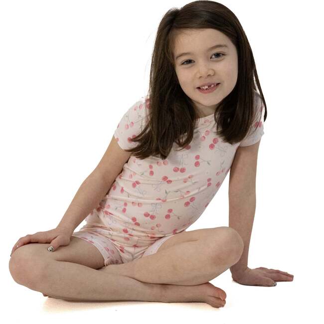 Sweet Bow Cherries, Loungewear Short Set