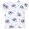 Soccer Balls Playing Soccer Pink, Loungewear Short Set - Mixed Apparel Set - 3