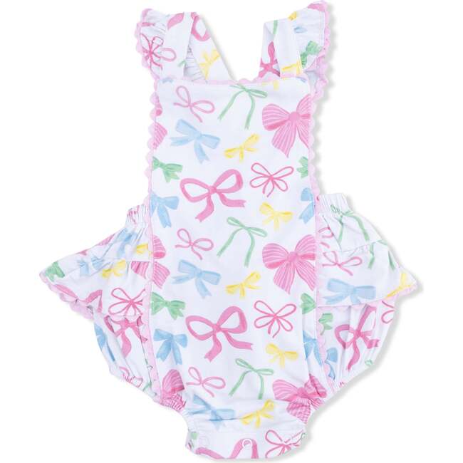 Sweet Bows, Ric Rac Ruffle Sunsuit