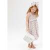 Winding Roses Stripe, Smocked Ruffle Sundress - Dresses - 1 - thumbnail