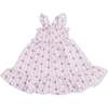 Winding Roses Stripe, Smocked Ruffle Sundress - Dresses - 2