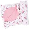 Pink Rosettes, Ruffle Blanket - Blankets - 1 - thumbnail