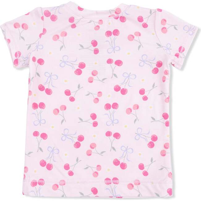 Sweet Bow Cherries, Loungewear Short Set - Mixed Apparel Set - 3