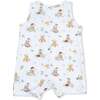 Lake Buddy Dogs, Sleeveless Shortie Romper - Rompers - 2