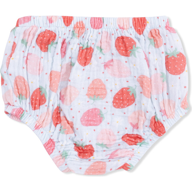 Strawberry Bliss, Jill Dress with Bloomer & Bow on Headband Set - Dresses - 5