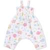 Sunny Coral Reef Fish, Smocked Romper - Rompers - 2