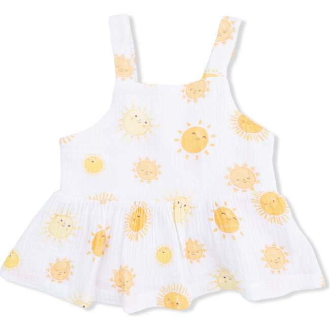 Happy Suns, Peplum Tank with Wide Leg Pant