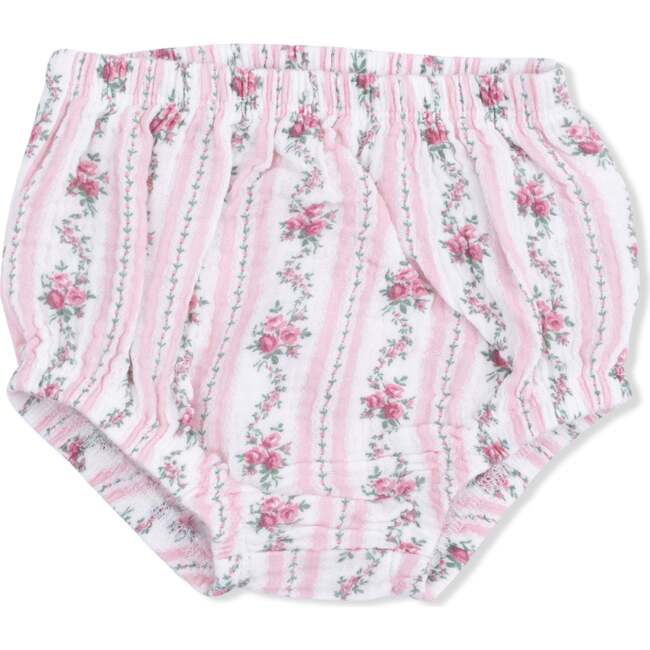 Winding Roses Stripe, Smocked Ruffle Sundress - Dresses - 4