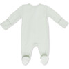 Solid Bok Choy, 2 Way Zipper Footie - Footie Pajamas - 2