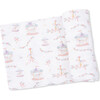 Carousel with Bows, Swaddle Blanket - Swaddles - 1 - thumbnail