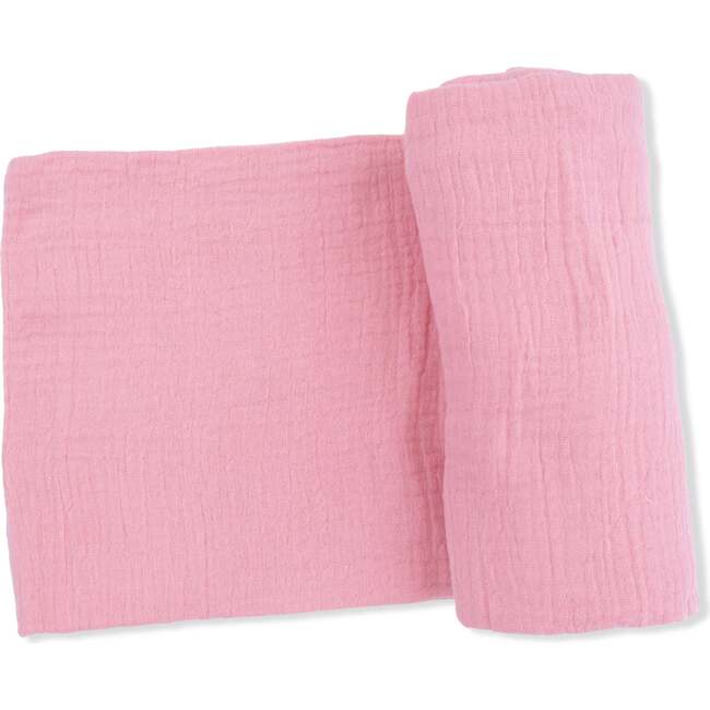 Solid Muslin Poignant Pink, Swaddle Blanket