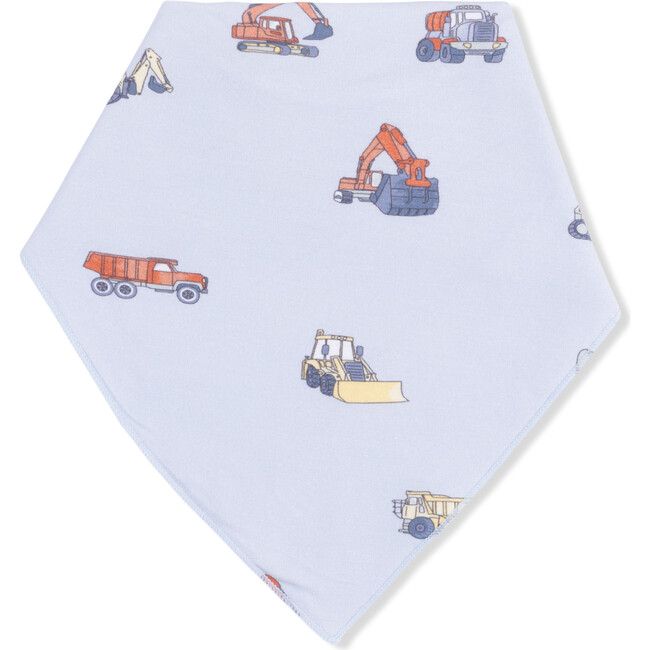 Construction Vehicles, Convertible Romper & Bandana Bib Set