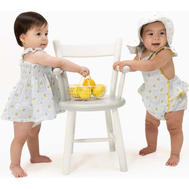 Lovely Lemons, Smocked Top with Bloomer