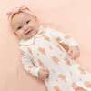 Teddy Bear Ballerina, Smocked Peter Pan Snap Footie - Footie Pajamas - 1 - thumbnail