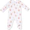 Teddy Bear Ballerina, Smocked Peter Pan Snap Footie - Footie Pajamas - 2