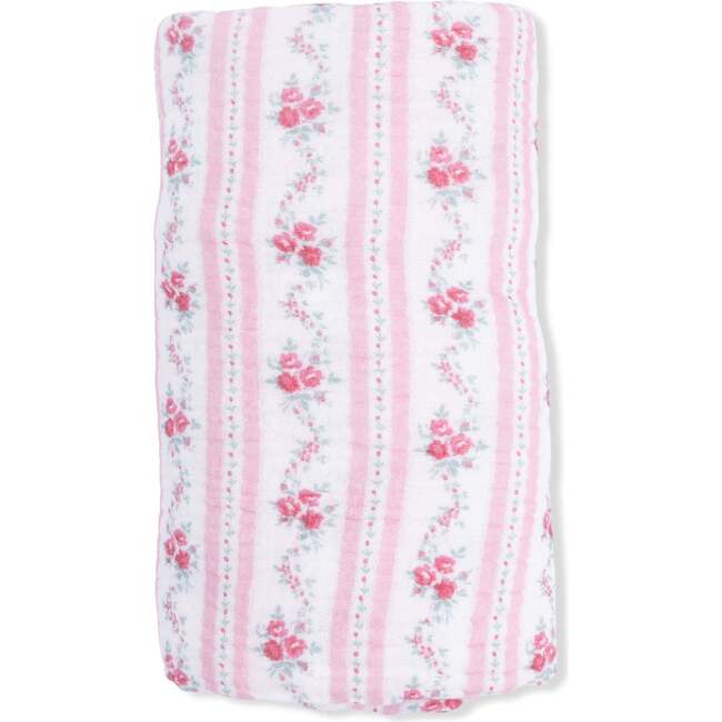 Winding Roses Stripe, Swaddle Blanket