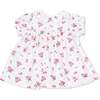 Pink Rosettes, Smocked Dress Set - Dresses - 2